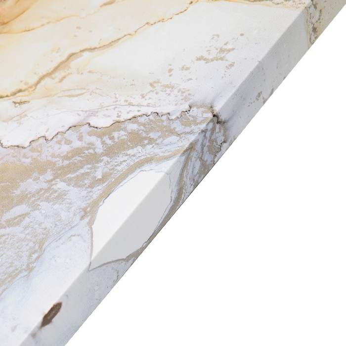 Картина-холст на подрамнике Картина-холст на подрамнике "Абстракция. Позолота" 50х70 см