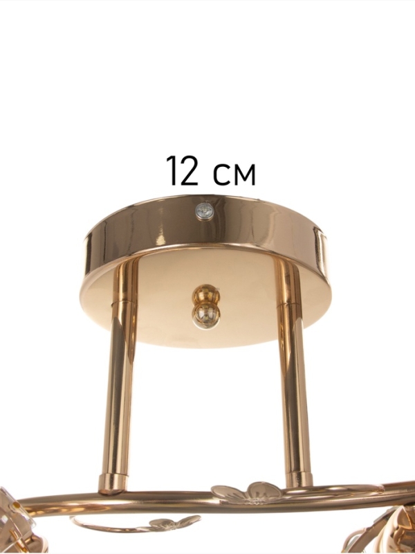 Люстра Люстра "Переливы" 2х40Вт Е27 золото