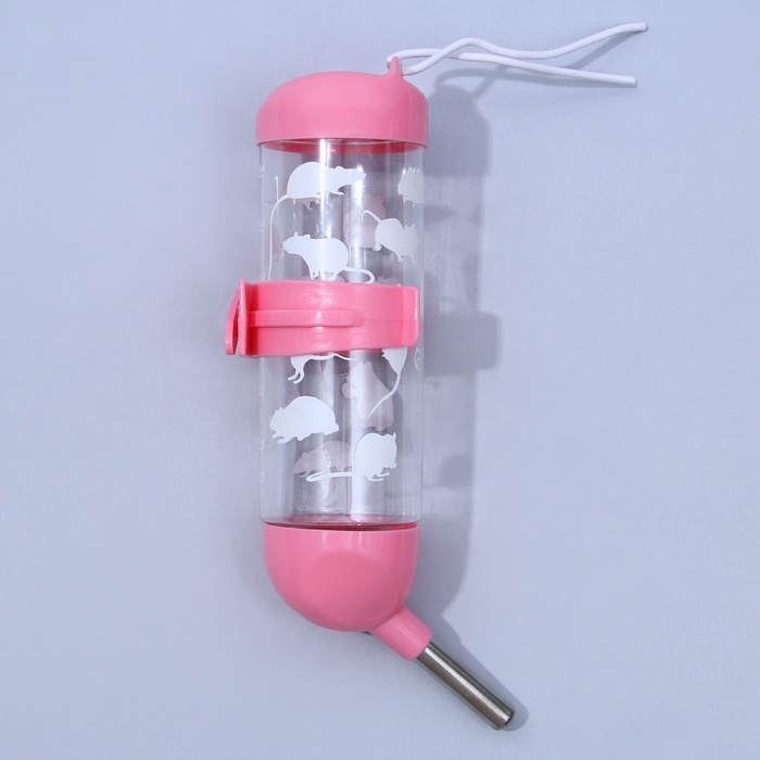 Поилка для грызунов 125 мл, 12,5 Х 4,5 см, микс цветов Поилка для грызунов 125 мл, 12,5 Х 4,5 см, микс цветов