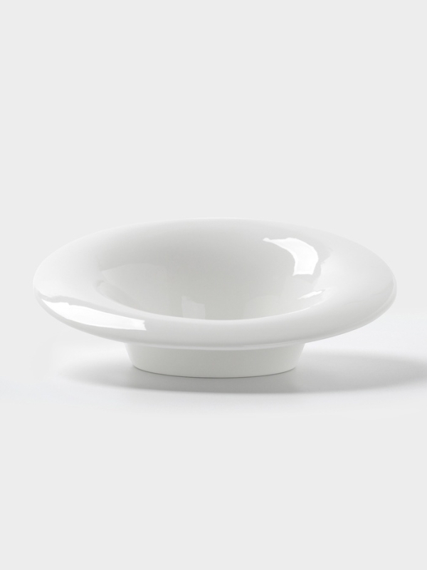 Тарелка Hanna Knövell, 20.3×17.8 см, фарфор, белая