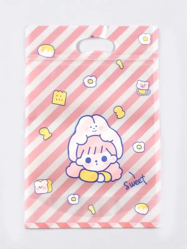 Пакет подарочный Zip-lock, &laquo;Корейский стиль&raquo;, 15.5&times;22+3.5 см МИКС