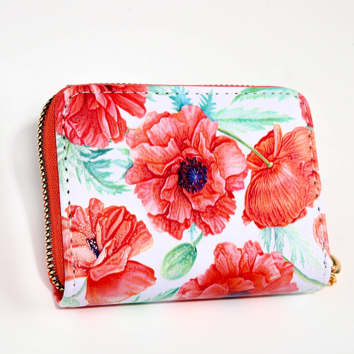 Кошелёк на молнии Кошелёк на молнии "Выбражулька", цвет красный