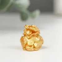 Фигурка полистоун &laquo;Мешок с золотыми монетами&raquo;, 2.3&times;2 см