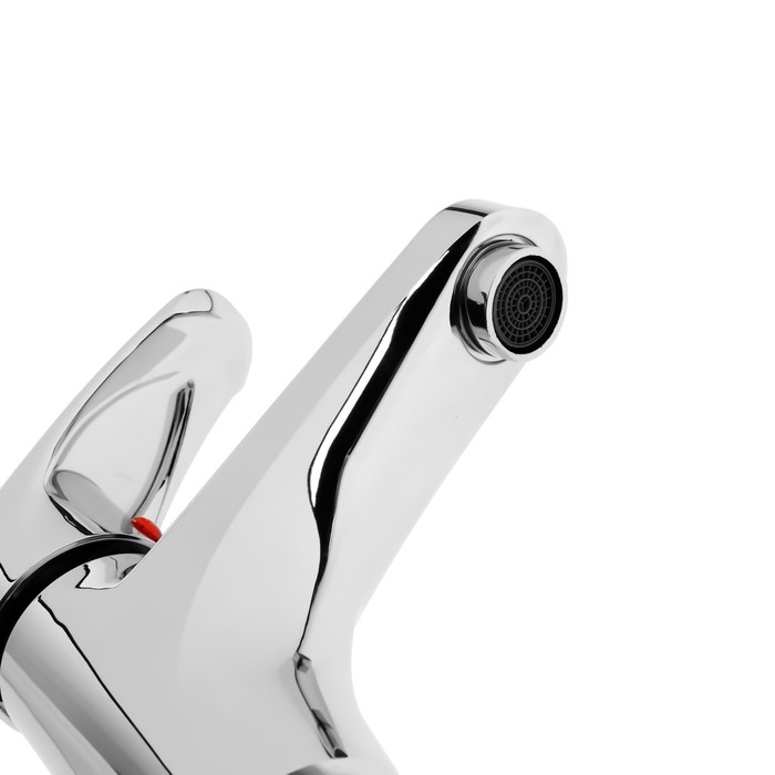 Смеситель для раковины ZEIN Z3658, однорычажный, высота излива 9 см, ABS-пластик, хром Смеситель для раковины ZEIN Z3658, однорычажный, высота излива 9 см, ABS-пластик, хром