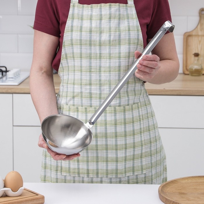 Ложка разливательная «Поварская», 750 мл, длина ручки=38 см Ложка разливательная «Поварская», 750 мл, длина ручки=38 см