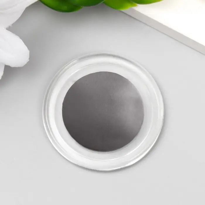 Заготовка акрилового магнита 4 см круг прозрачный (набор 2 детали+пакет) Заготовка акрилового магнита 4 см круг прозрачный (набор 2 детали+пакет)