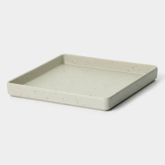 Блюдо сервировочное &laquo;Мрамор&raquo;, 18.5&times;2.3 см, серое