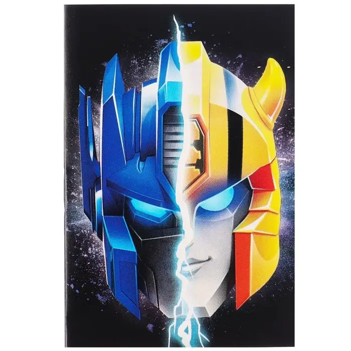 Блокнот А7, на скрепке, 16 листов, в клетку, Трансформеры Блокнот А7, на скрепке, 16 листов, в клетку, Трансформеры