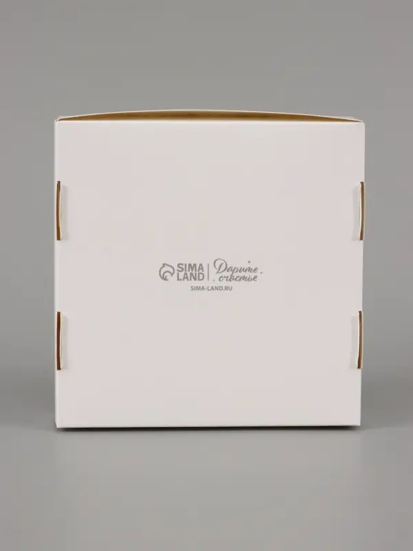 Коробка подарочная самосборная с окном &laquo;Только для тебя&raquo;, 11.5&times;11.5&times;3 см