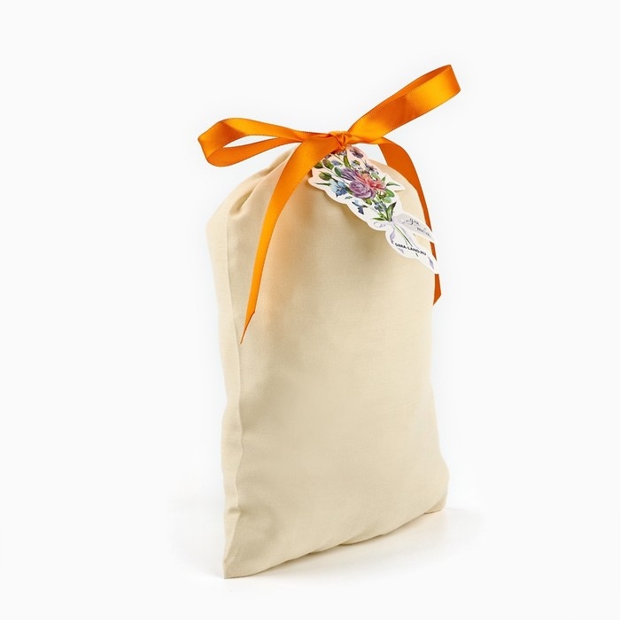 Мешок из хлопка «С любовью для тебя», цветы, 16 х 24 см Мешок из хлопка «С любовью для тебя», цветы, 16 х 24 см