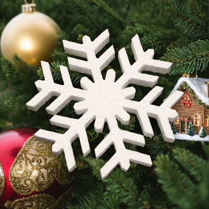 Форма из пенопласта Форма из пенопласта "Снежинка" 18,5х 18,5 х 2 см