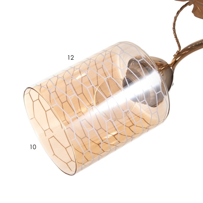 Люстра Люстра "Кейти" 2х60Вт Е27 Золото 48х15х28см