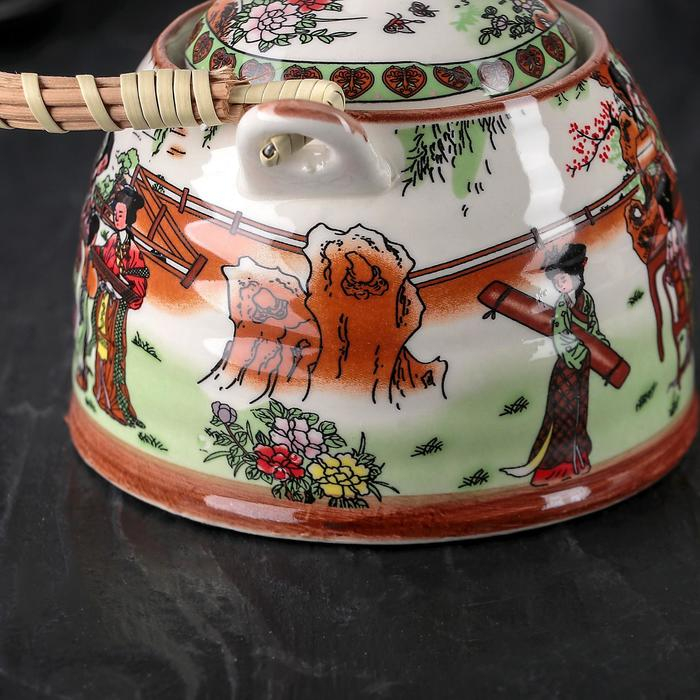 Чайник керамический заварочный с металлическим ситом «Парк», 600 мл Чайник керамический заварочный с металлическим ситом «Парк», 600 мл