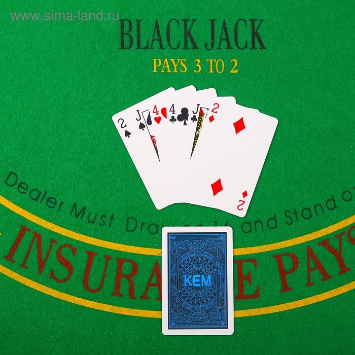 Карты игральные пластиковые Карты игральные пластиковые "Okkem", 55 шт, 30 мкм, карта 9 х 6 см, синяя рубашка