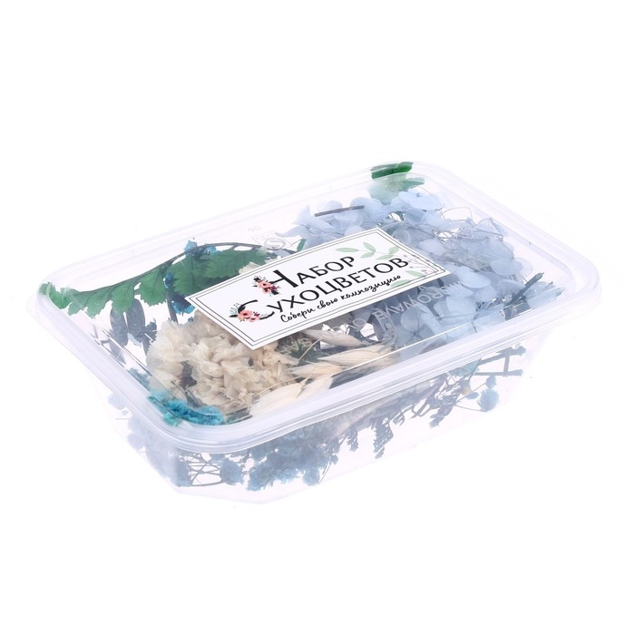 Набор для творчества «Набор сухоцветов», малый, голубой Набор для творчества «Набор сухоцветов», малый, голубой