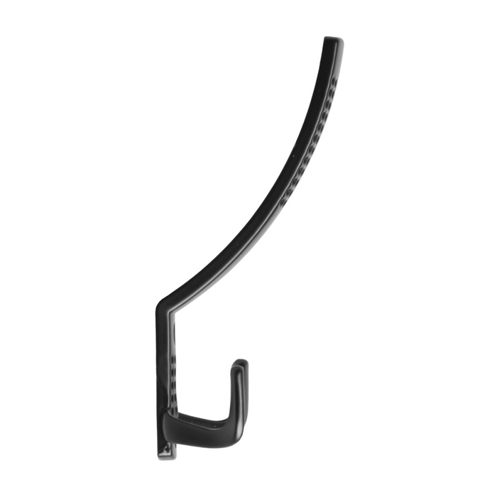 Крючок мебельный ТУНДРА TKT001, трехрожковый, черный Крючок мебельный ТУНДРА TKT001, трехрожковый, черный