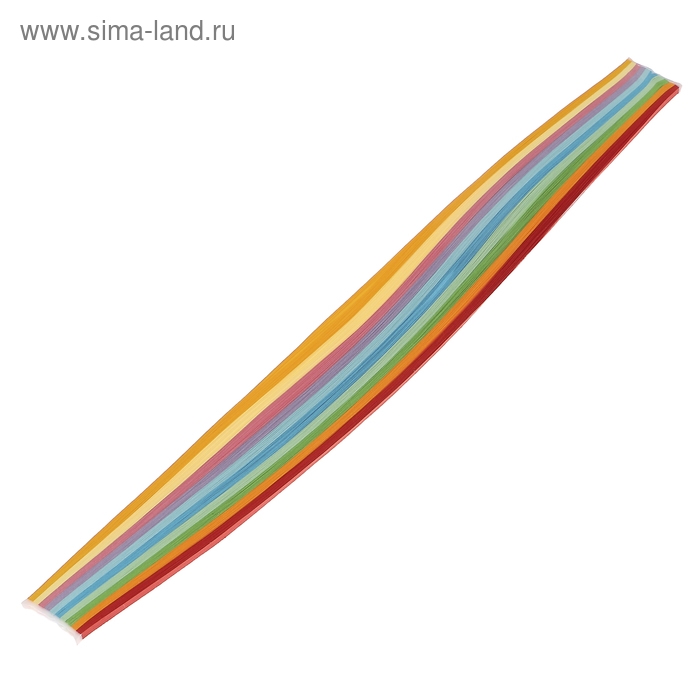 Бумага для квиллинга Бумага для квиллинга "Радуга", 10 цветов, (набор 200 шт) 3 мм х 300 мм, 80 г/м2