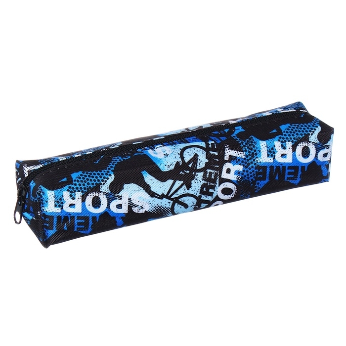 Пенал школьный на молнии Пенал школьный на молнии "Спорт", микс