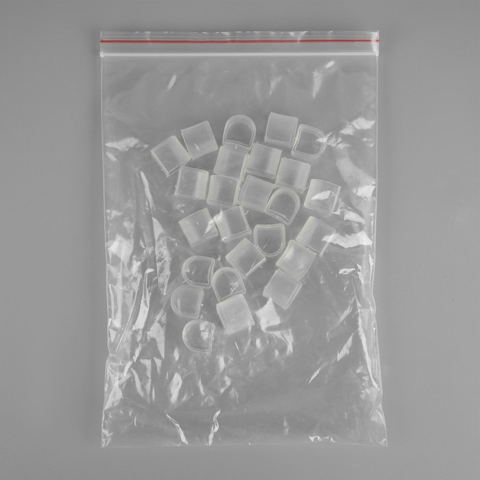 Набор заглушек Luazon Lighting для гибкого неона 16 × 16 мм, 25 штук Набор заглушек Luazon Lighting для гибкого неона 16 × 16 мм, 25 штук