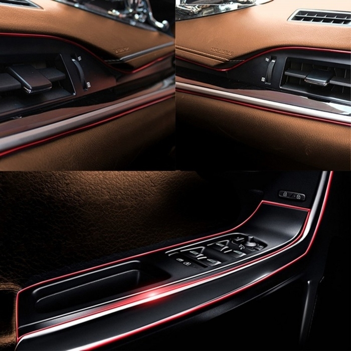 Молдинг TORSO гибкий внутрисалонный, красный, 5 м Молдинг TORSO гибкий внутрисалонный, красный, 5 м