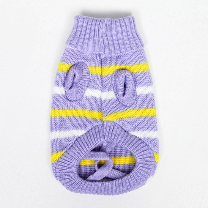 Свитер  Свитер "Полоски", L (ДС 29, ОШ 29, ОГ 29-49 см)