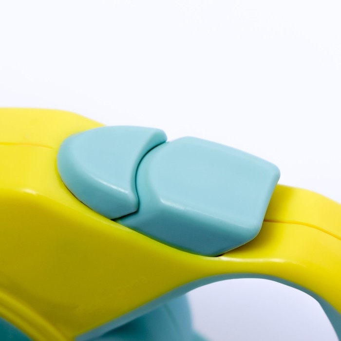 Рулетка  Рулетка "Пижон" с прорезиненной ручкой, 5 м, до 25 кг, трос, жёлто-серая