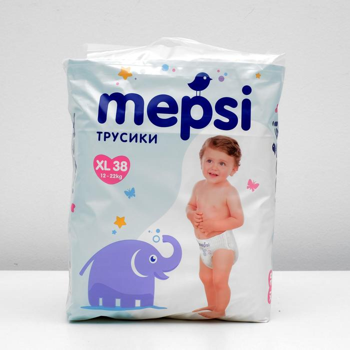 Подгузники-трусики Mepsi размер XL (12-22 кг), 38 шт Подгузники-трусики Mepsi размер XL (12-22 кг), 38 шт