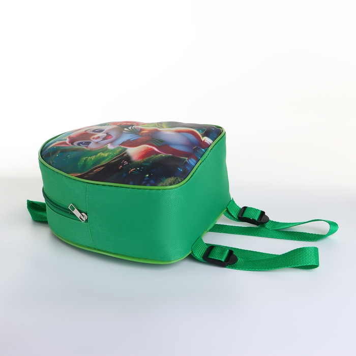 Рюкзак детский на молнии «Выбражулька», цвет зелёный Рюкзак детский на молнии «Выбражулька», цвет зелёный