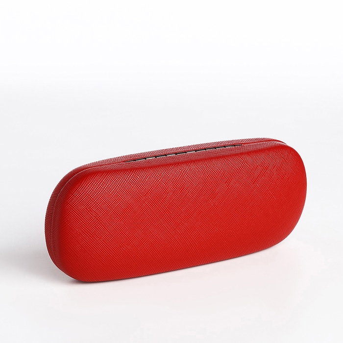 Футляр для очков хлопушке, длина 16 см, цвет красный Футляр для очков хлопушке, длина 16 см, цвет красный