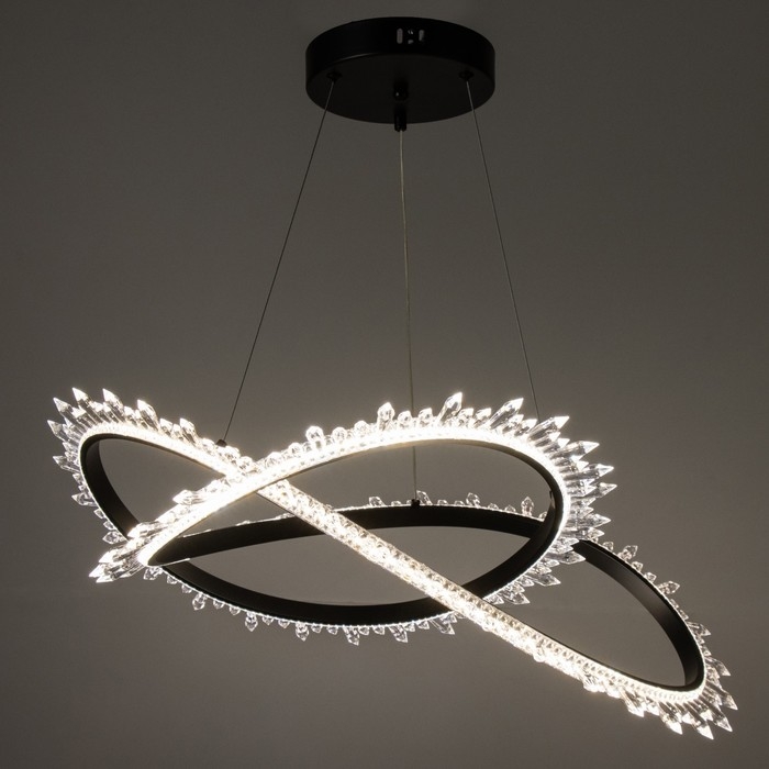 Светильник BayerLux Светильник BayerLux "Кристаллы" LED 110Вт 3000-6000К черный 52х47х100 см