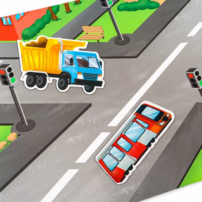 Магнитная игра Магнитная игра "В мире транспорта" 28*20