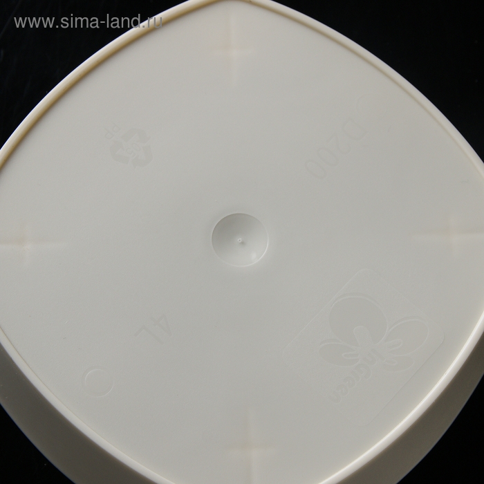 Горшок для цветов с прикорневым поливом Amsterdam, 4 л, цвет сливочный Горшок для цветов с прикорневым поливом Amsterdam, 4 л, цвет сливочный