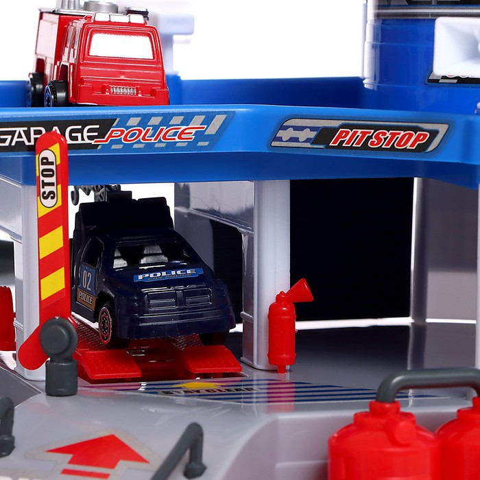 Игровой набор «Полицейский участок», 2 уровня, вертолетная площадка Игровой набор «Полицейский участок», 2 уровня, вертолетная площадка