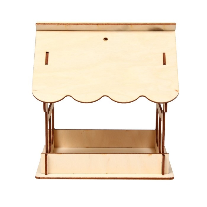 Деревянная кормушка-конструктор для птиц «Домик» своими руками, 12 × 17.5 × 14.5 см, Greengo Деревянная кормушка-конструктор для птиц «Домик» своими руками, 12 × 17.5 × 14.5 см, Greengo