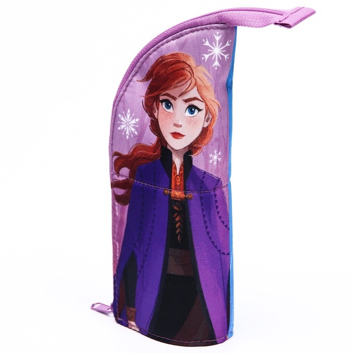 Пенал-тубус подставка, 85х210 мм, мягкий, Холодное сердце Пенал-тубус подставка, 85х210 мм, мягкий, Холодное сердце