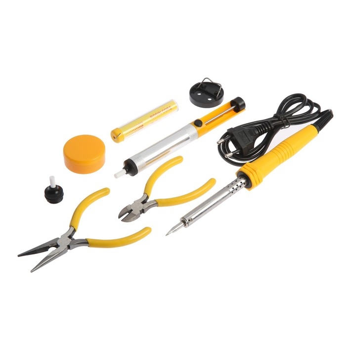 Набор для пайки DEKO SI07, 60 Вт, 220 В, 8 предметов Набор для пайки DEKO SI07, 60 Вт, 220 В, 8 предметов