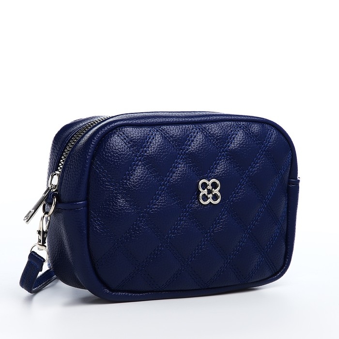 Сумка кросс-боди на молнии, цвет синий Сумка кросс-боди на молнии, цвет синий