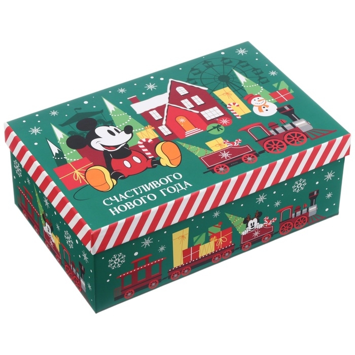 Новый год. Набор коробок 10 в 1 Новый год. Набор коробок 10 в 1 "С Новым годом!", Disney зеленая