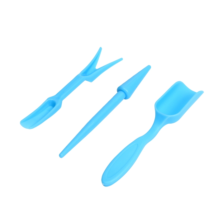 Набор посадочного инструмента, 4 предмета: лопатка, вилка, конус, стаканчик, цвет МИКС, Greengo Набор посадочного инструмента, 4 предмета: лопатка, вилка, конус, стаканчик, цвет МИКС, Greengo