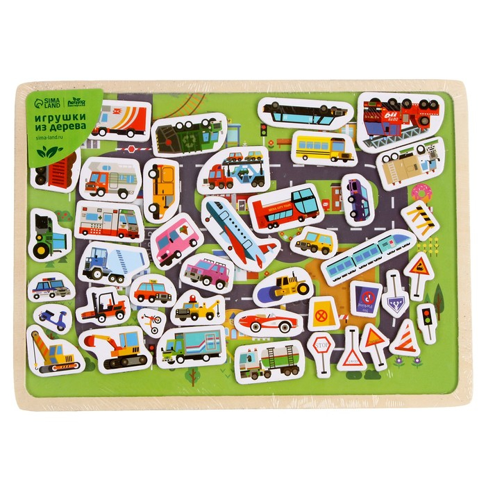 Конструктор магнитный «Городское движение», игровое поле: 29 × 21 см Конструктор магнитный «Городское движение», игровое поле: 29 × 21 см