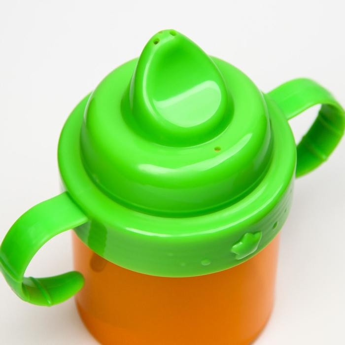 Поильник детский с твёрдым носиком, 150 мл., с ручками, цвет МИКС Поильник детский с твёрдым носиком, 150 мл., с ручками, цвет МИКС