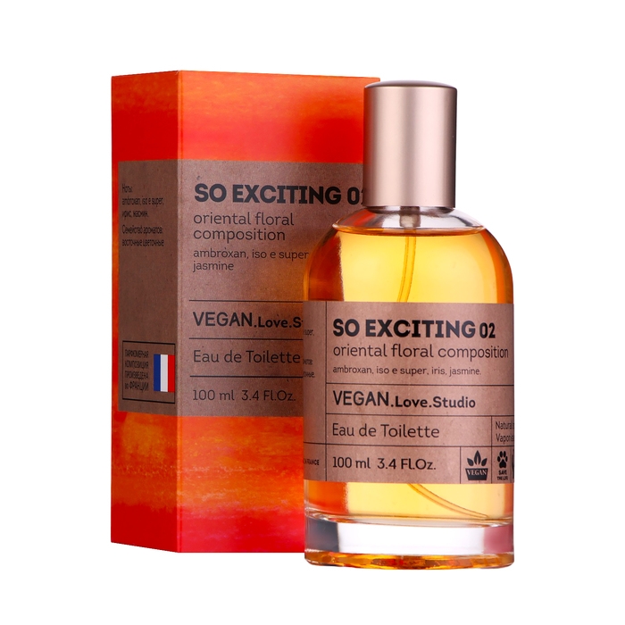 Туалетная вода женская Vegan Love Studio So Exciting 02 (по мотивам Molecules 02), 100 мл Туалетная вода женская Vegan Love Studio So Exciting 02 (по мотивам Molecules 02), 100 мл