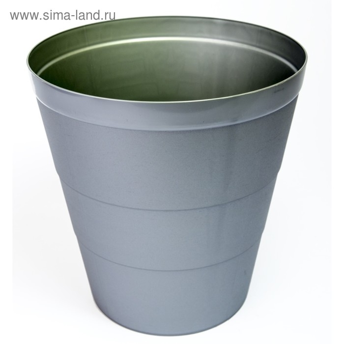 Корзина для бумаг и мусора Calligrata Uni, 14 литров, пластик, серая Корзина для бумаг и мусора Calligrata Uni, 14 литров, пластик, серая