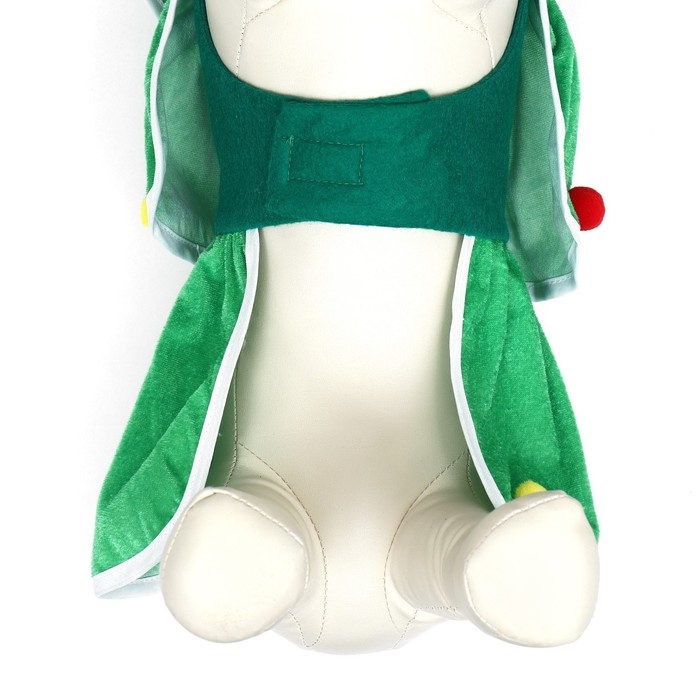 Костюм для животных Костюм для животных "Ёлочка", размер L (ДС 43, ОГ 50 см), зелёный