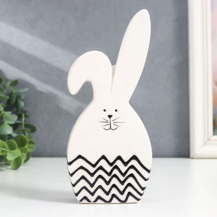 Сувенир керамика Сувенир керамика "Зая в волнах" 8х2,4х17,8 см