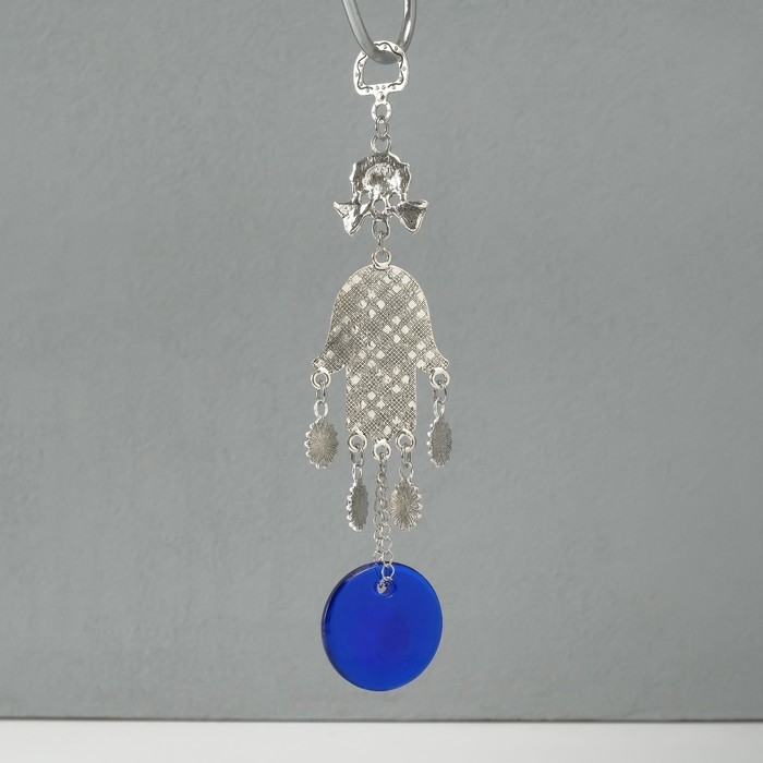 Подвеска от сглаза металл  Подвеска от сглаза металл "Рука Фатимы" 19,5 см