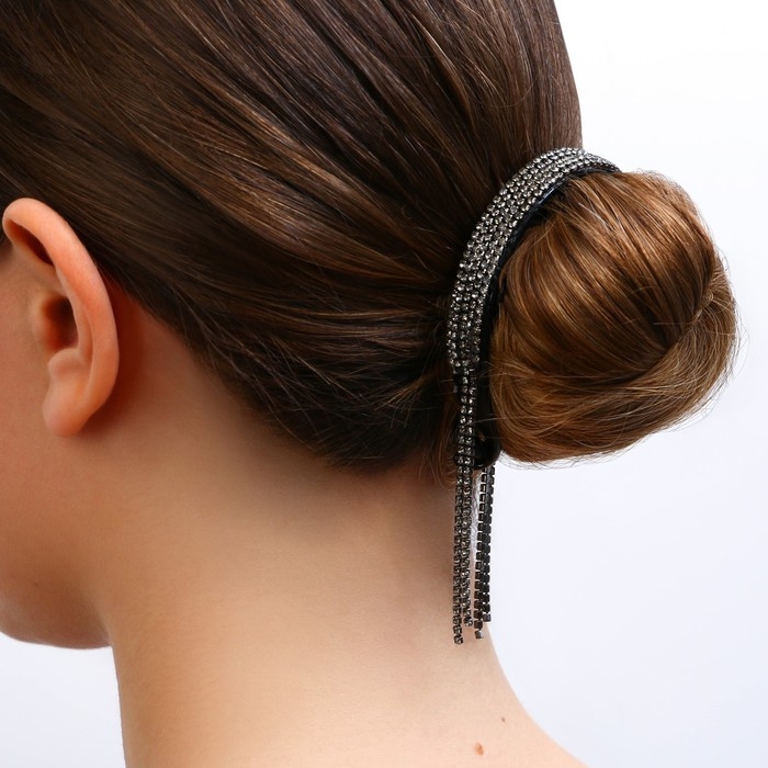 Заколка для волос со стразами «Present for you», 12.5 х 7 х 1.5 см Заколка для волос со стразами «Present for you», 12.5 х 7 х 1.5 см