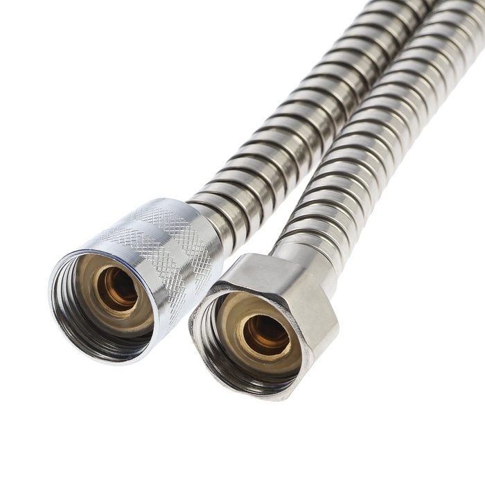 Душевой шланг ZEIN Z29PS, 170 см, гайки металл 1/2 Душевой шланг ZEIN Z29PS, 170 см, гайки металл 1/2", запрессовочная втулка латунь