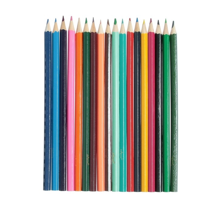 Карандаши 18 цветов Карандаши 18 цветов "Машинка", деревянные, шестигранные