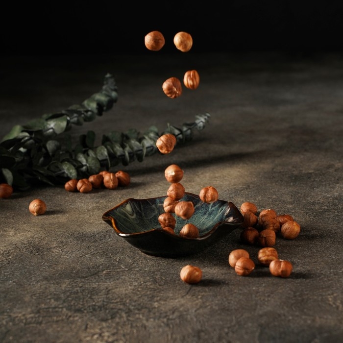 Соусник керамический «Пайро», 11×3 см, цвет зелёный Соусник керамический «Пайро», 11×3 см, цвет зелёный